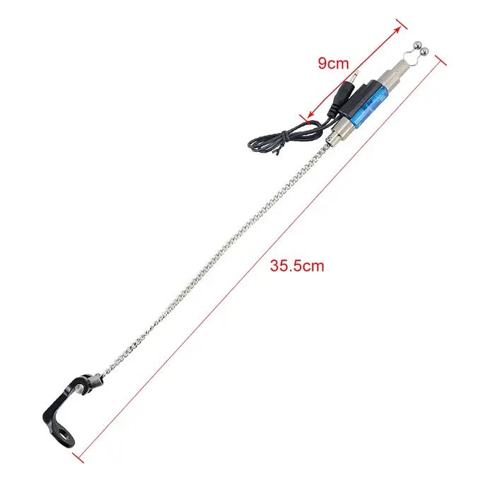 Set de 4 indicateurs LED Swinger pour pêche à la carpe - Alarmes de touches avec balanceurs