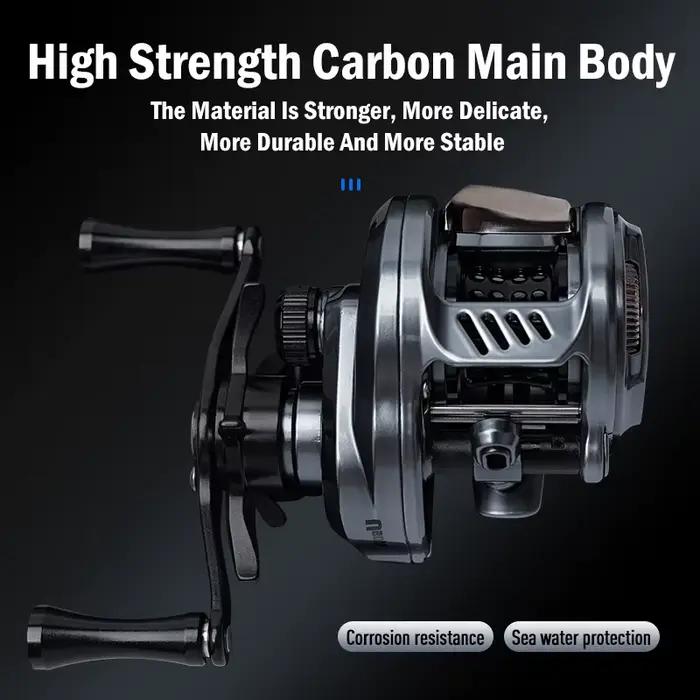 Moulinet Baitcasting Leydun Usopp 125g Ultraléger 7.6:1 4.5kg Drag Pêche Précise Leurres