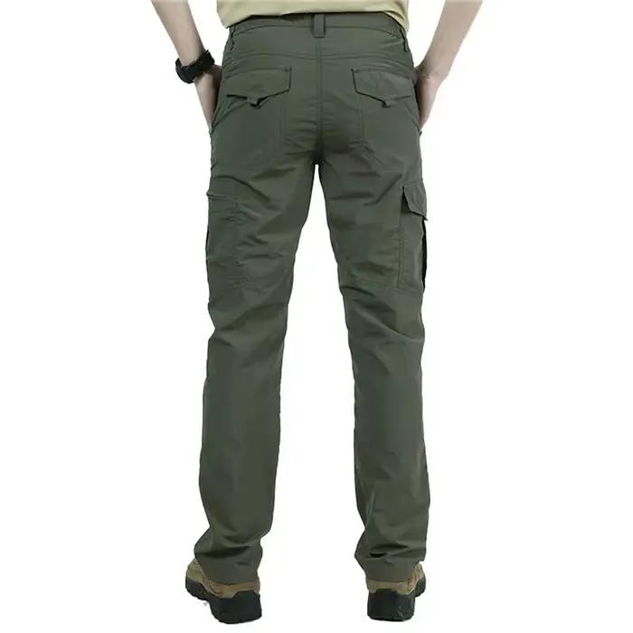 Pantalon cargo léger étanche homme été - Vêtement technique pêche randonnée polyvalent