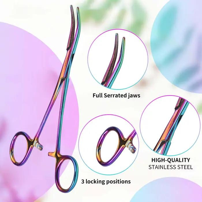 Pince de pêche premium dentelée en acier inoxydable, dégorgeoir et outil polyvalent pour toilettage des animaux