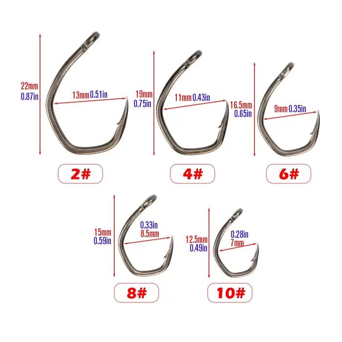 50 hameçons micro-barbelés Hirisi PTFE pour montages fins et pêche discrète des poissons méfiants