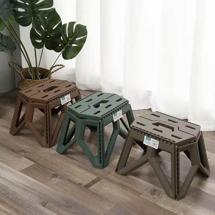 Tabouret pliant haute résistance pour pêche camping et randonnée en extérieur moderne durable et facile à transporter