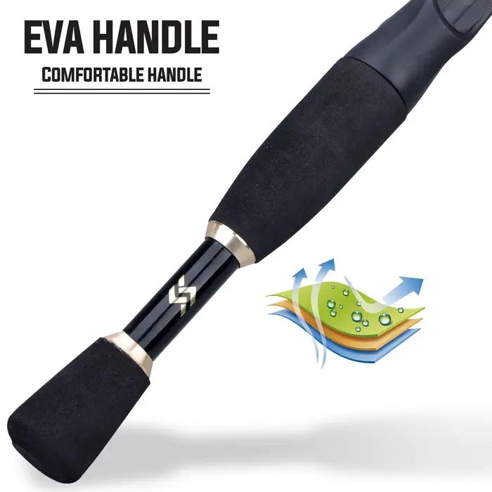 Canne télescopique Sougayilang ultra légère 1.8-2.4m pour pêche au leurre 10-30g carbone