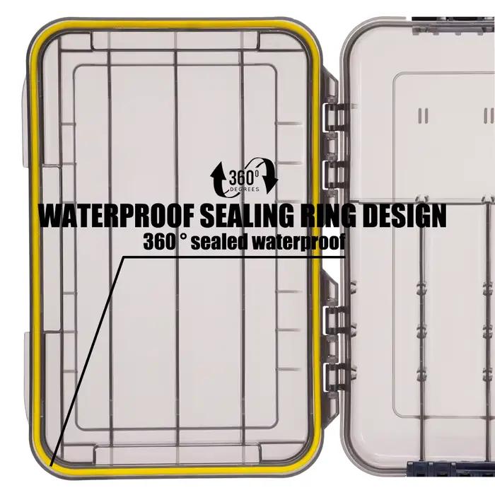 Boîte de pêche étanche SAMOLLA grande capacité, rangement pour leurres hameçons et accessoires de pêche portables