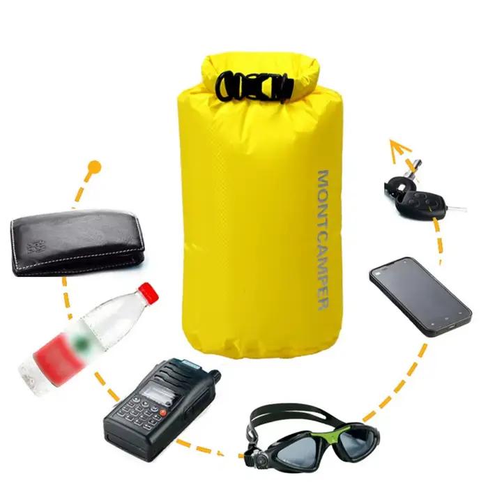 Sac étanche 3L 5L 10L 20L 35L nylon 30D ultraléger pour rafting kayak natation - Dry bag waterproof