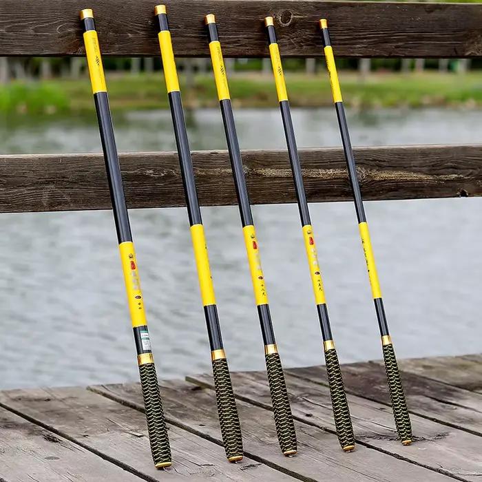 Canne télescopique JOSBY stream hand rod 3.6-7.2m fibre carbone ultralight pour pêche en rivière