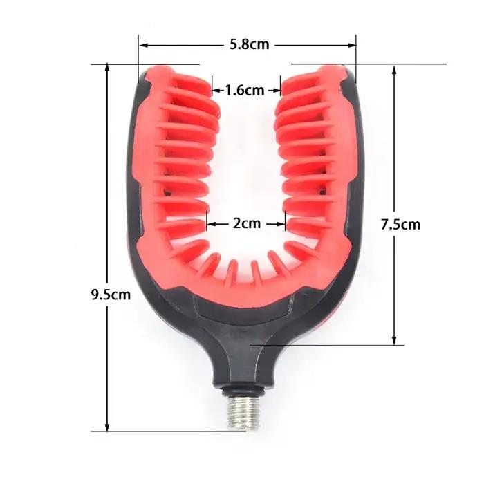 Support Canne à Pêche Anti-Dérapant - Porte Canne Fixation Filetée pour Éviter Glissement Équipement