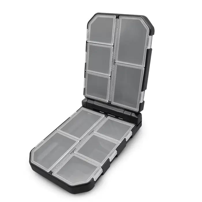 Boîte de rangement pêche LUREHOLIC pour leurres, hameçons, plombs tungstène et accessoires