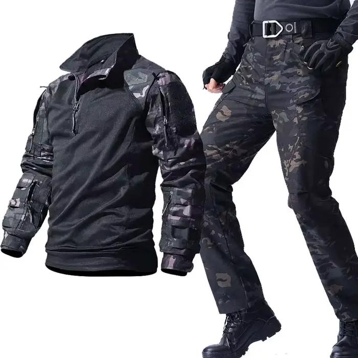 Ensemble pêche tactique complet avec poches multiples pour pêcheurs professionnels et passionnés