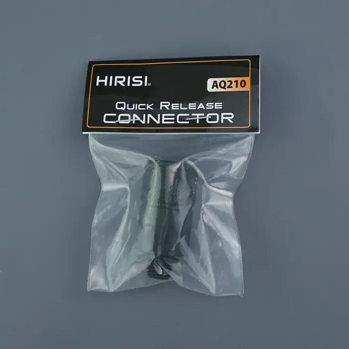 Connecteur à changement rapide en aluminium Hirisi pour alarmes de pêche à la carpe et rod pod AQ210