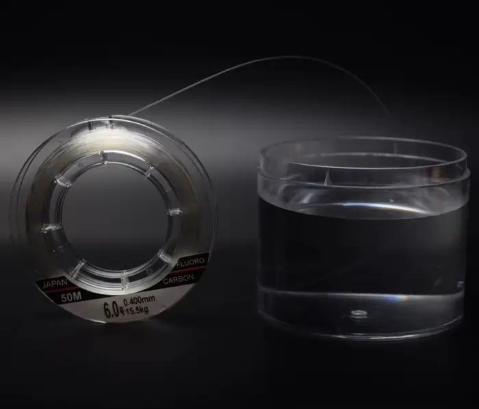 Ligne de pêche fluorocarbone Mavllos Ancient 100% invisible et coulante pour bas de ligne