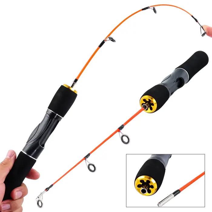 Canne glace Sougayilang ultralégère portable - Équipement pêche hivernale spinning casting