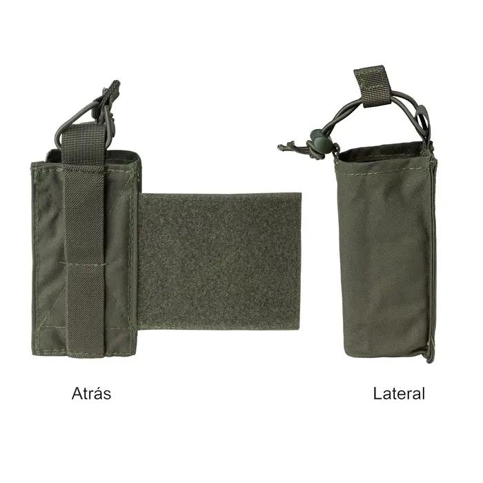 Pochette radio tactique IDOGEAR 3317-D pêche - Porte talkie-walkie extensible camouflage