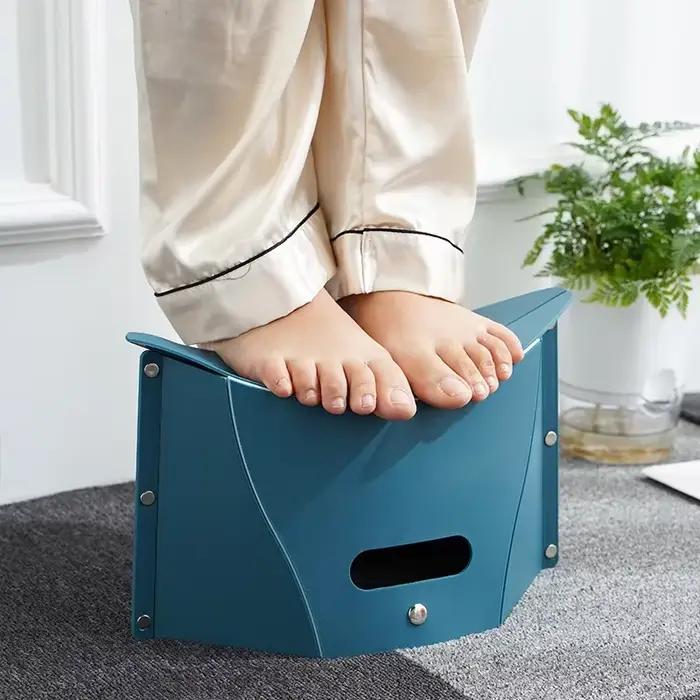 Tabouret carte pliant portable plastique camping multifonction siège pliable pour pêche pique-nique voyage léger