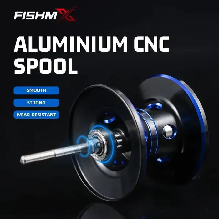 Moulinet Baitcasting Fishmx Métal Frein Magnétique Anti-Explosion Longue Portée 7.2:1 pour Pêche Précise