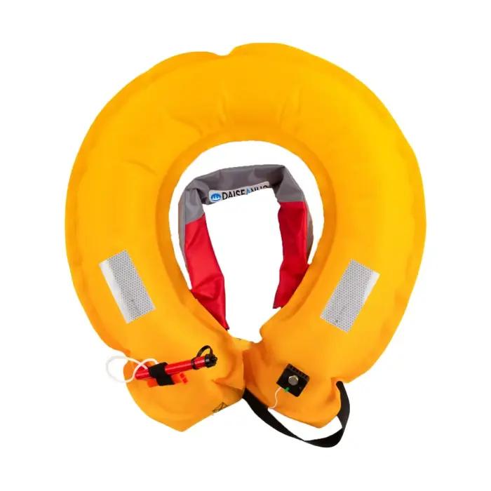 Gilet de sauvetage gonflable automatique Daiseanuo - Ceinture PFD avec poche pour pêche en mer et navigation
