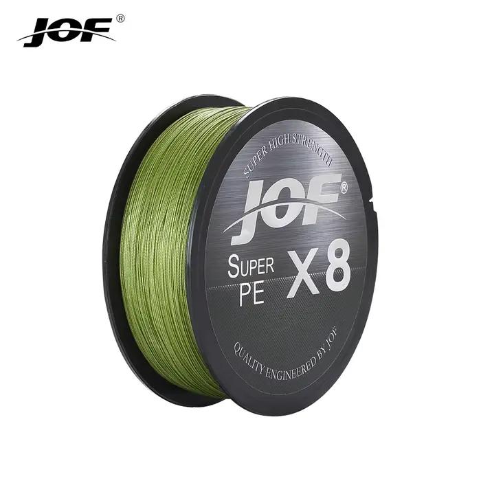Ligne pêche JOF 8 brins 150-500M multifilament tressé - accessoire carpe polyvalent haute qualité