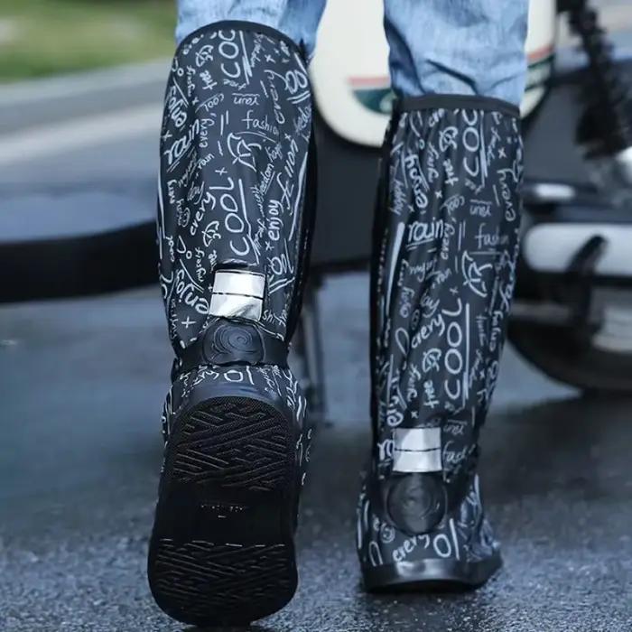 Galoches légères haute luminosité pêche grande taille - Bottes pluie agriculture boue caoutchouc résistant