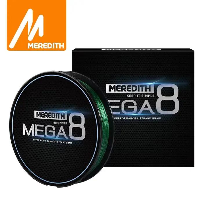 Ligne pêche carpe MEREDITH MEGA8 8 brins 150m polyéthylène - Tressée multi-filament haute performance