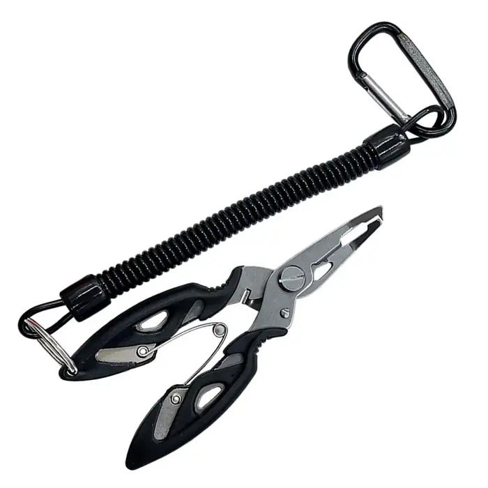 Pinces à leurres en acier inoxydable 17/21cm - Multi-fonctions pour extraire les hameçons et contrôler les poissons