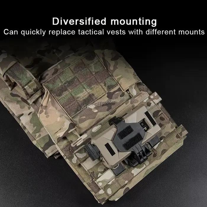 Placard thoracique tactique Molle en Cordura pour hommes protection pêche chasse occassions spéciales années entières