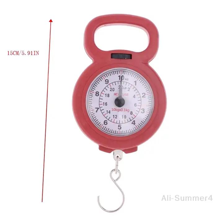 Mini Pointers Hook Spring Hanging Scale Portable Fishing Scale 10kg Capacity Foo