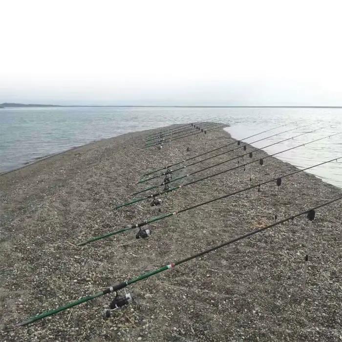 Support de canne télescopique inox portable 55-100cm pour alarmes de pêche à la carpe - Accessoire pratique