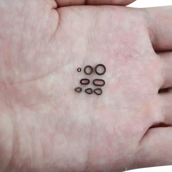 60 anneaux pour boilies et hair rigs pêche carpe - accessoires montages method feeder et pop ups