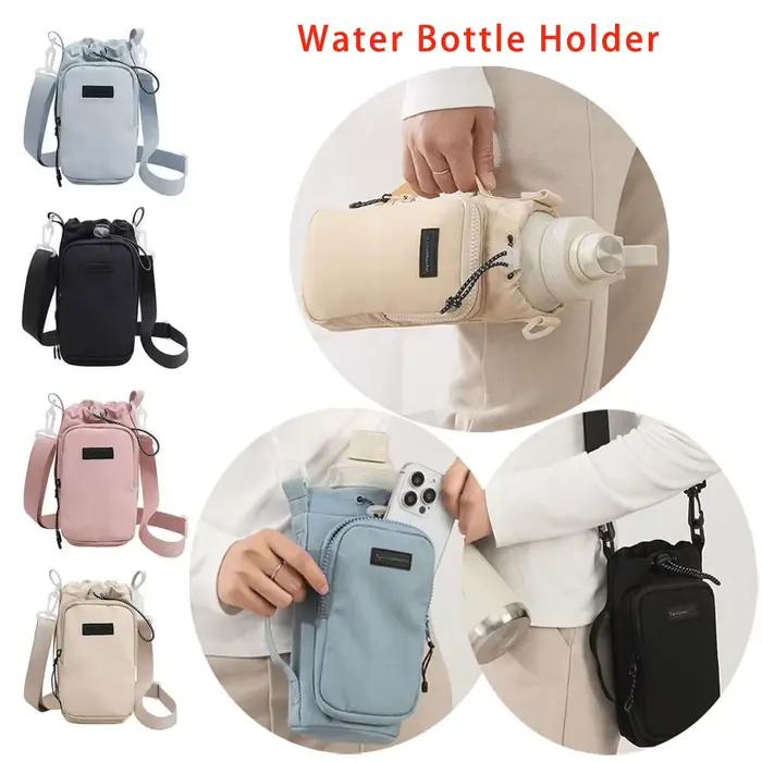 Porte-bouteille d'eau isolé unisexe pour pêche - Sling bag avec poche téléphone et sangle réglable