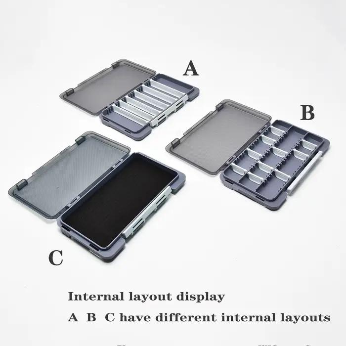 Boîte de rangement modulable pour accessoires pêche - boîte leurres hameçons matériel carpe