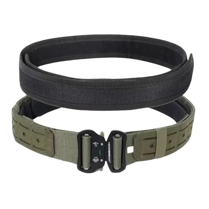 Ceinture combat 2 pouces tactique pêche dégagement rapide MOLLE équipement extérieur durable