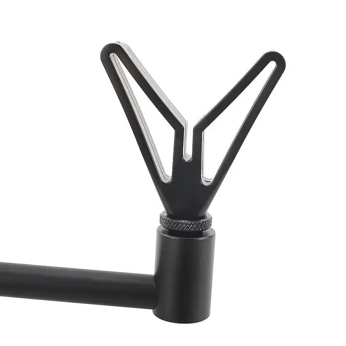 Support canne pêche carpe 2 pièces Hirisi pour piquets de berge - Rod rest head bank sticks