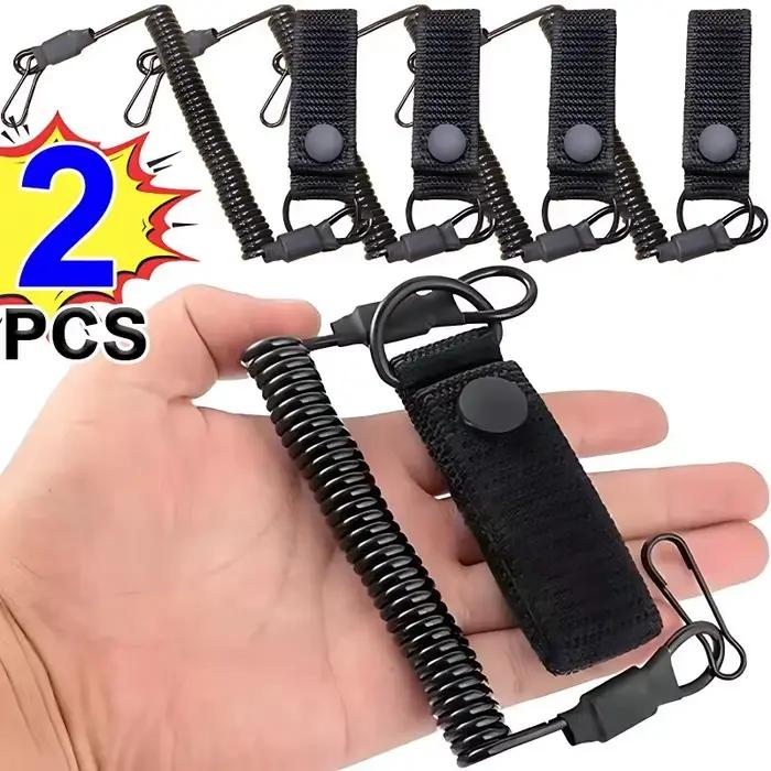 Lanière élastique rétractable anti-perte pour clés et téléphone - Accessoire pêche pratique