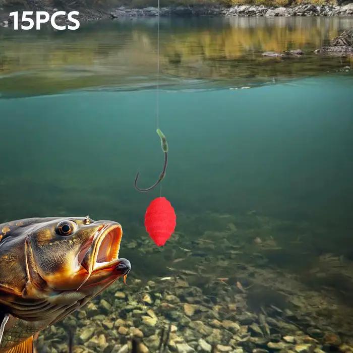 Kit simulation boilies flottants résistants aux UV pour pêche truite brochet en eau douce et eau salée