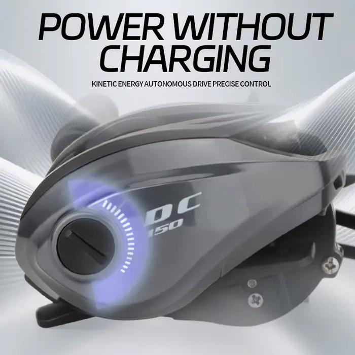 Moulinet baitcasting électrique DEUKIO DC roues carpe 6+1BB ratio 7.1:1 pêche en mer casting