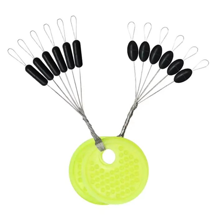 60 résistants stoppeurs eschage vertical pour carpe, 10 groupes de 6, protection ligne sans blessure, accessoires pêche