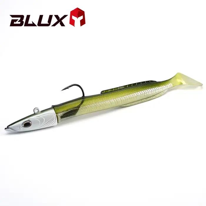 Leurre souple sandeel vibrant 13cm 27g pour pêche en mer leurre souple paddle tail