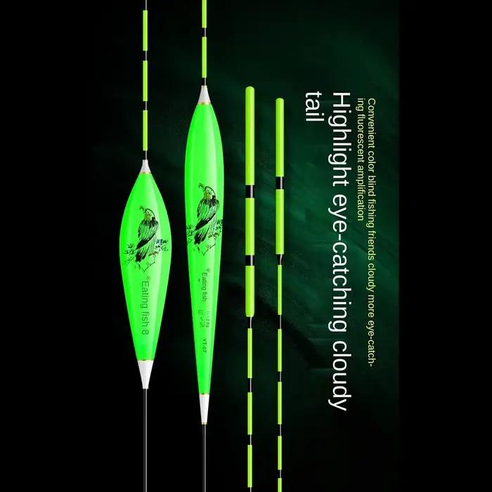 Flotteur leurre triangulaire 2024 pour pêche rocheuse - tube coulissant avec indicateur lumineux sensible