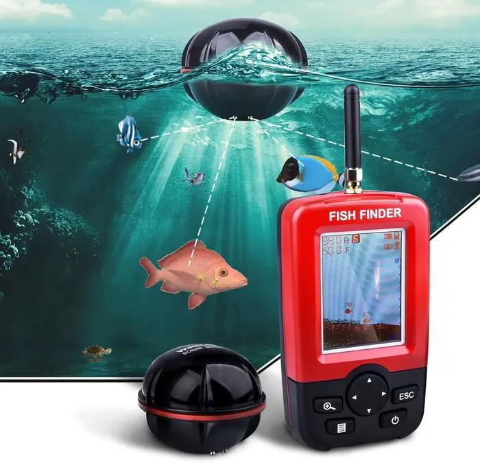 Sondeur de poissons portable sans fil 2025 nouvelle génération échosondeur intelligent détecteur pêche