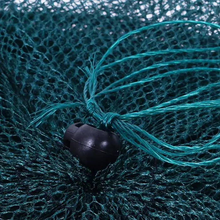 Cage à poisson pliable portable multicouche en nylon durable pour carpes et poissons blancs