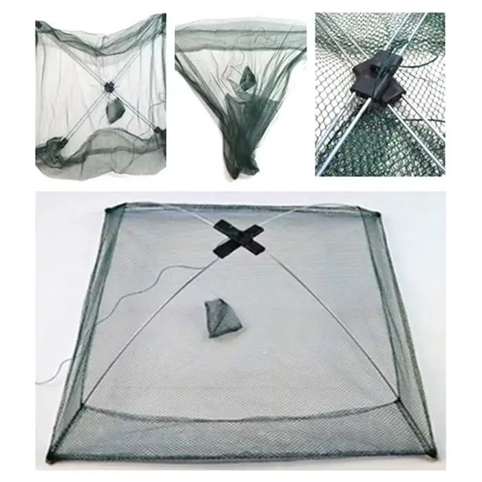 Piège à crabes parapluie avec appât - Filet de pêche pratique pour réapprovisionner poissons et crevettes