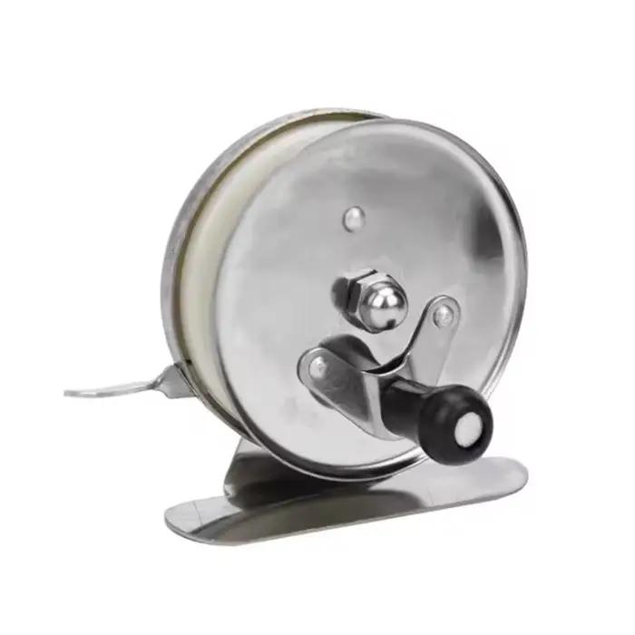 Moulinet pêche glace WEIHE mini saltwater fly reel en fer plastique pas cher pour pêche en mer
