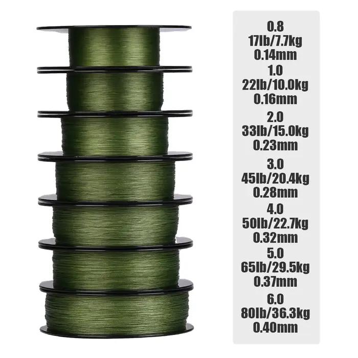 Ligne coulante SeaKnight Gravitation G9 II 300m/150m PTFE tressée étanche anti-UV mer