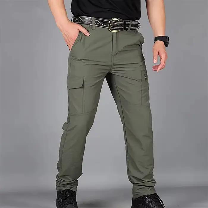 Pantalon séchage rapide homme été pour pêche - Imperméable et respirant pour pêche sportive
