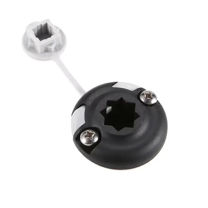 Support de canne à pêche pour kayak gonflable - Base de montage en nylon durable avec kit accessoires