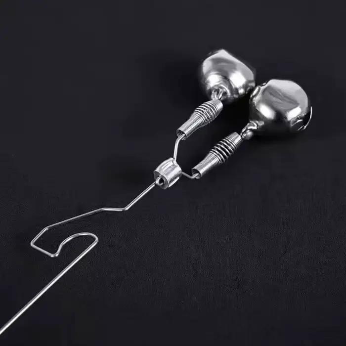 Alarme de touche anti-corrosion en acier inoxydable pour pêche à la carpe - détecteur de touches durable