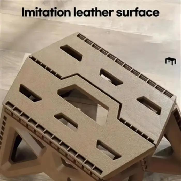 Petit tabouret pliant pêche haute charge - Siège plage camping durable portable extérieur