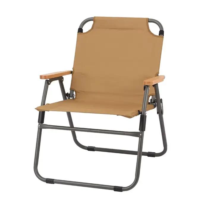 Chaise de pêche pliante large et confortable - Siège individuel pour camping, pique-nique et plage