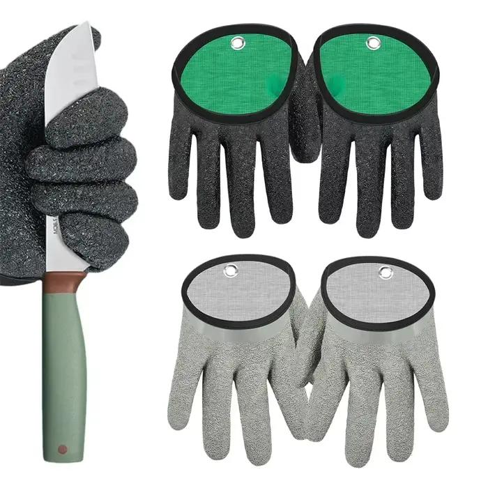 Gants de pêche antidérapants et durables, imperméables et résistants aux coupures pour la pêche et le travail