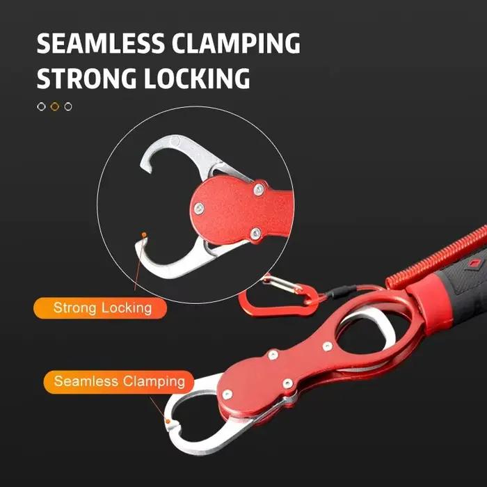 Pince à lèvres pour poisson en alliage aluminium - Gripper avec balance portable accessoire pêche